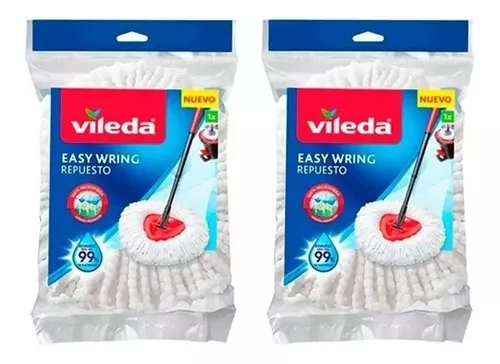 VILEDA EASY WRING MOPA Y BALDE CON PEDAL – Punto Profesional – Limpieza e  Higiene Profesional
