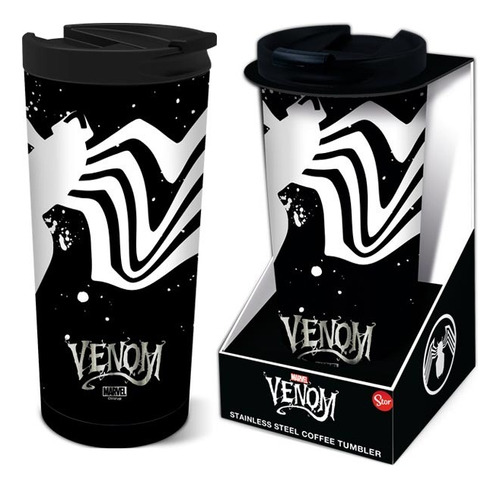Vaso Termico Venom 425 Ml Stainless Steel Coffee Tumbler Dgl Color Negro Stailess Steel
