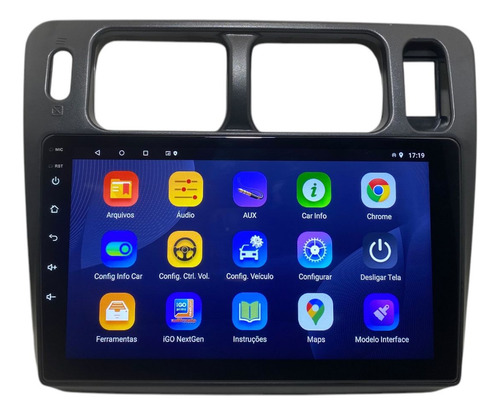 Central Multimidia Pajero Tr4 2004 A 2015 Android Tela 9 Pol