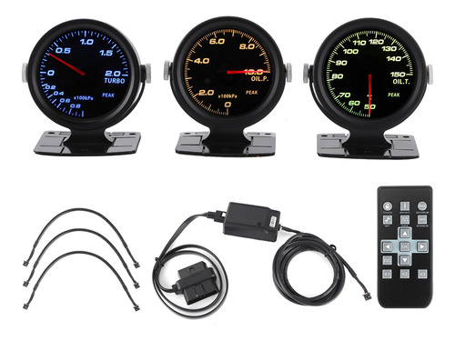 Calibre Obd2, 2.4 Pulgadas, Táctil, 17 Colores, 3 S, Conjunt