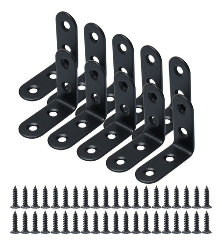 10 Soportes Angular En Forma De L Para Muebles 50x50mm