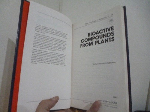 Bioactive Compounds From Plants - Ciba Foundation (inglés) (Usado)