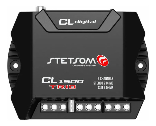 Módulo Amplificador Digital Stetsom Cl1500 3 Canais Class D