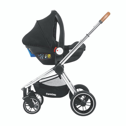 Cochecito Carestino Beverly V2 Con Accesorios - Negro