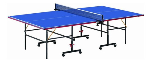 Mesa Ping Pong Profesional Plegable Con Ruedas Y Accesorios