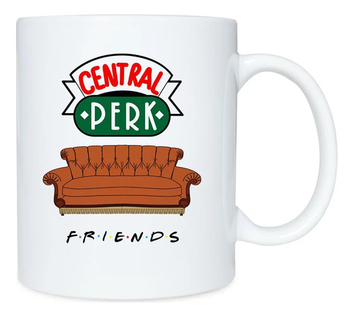 Taza Friends Tv Show Central Perk De 300 Ml Para Café, Té Y