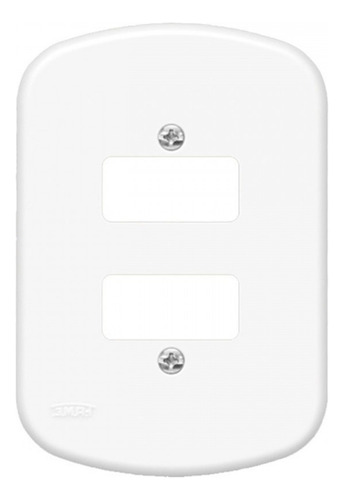 Placa 4x2 2 Postos Afastado Fame Blanc Cor Branc