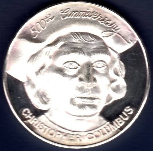 Medalla De Plata 999 500 Años Cristobal Colón 1992