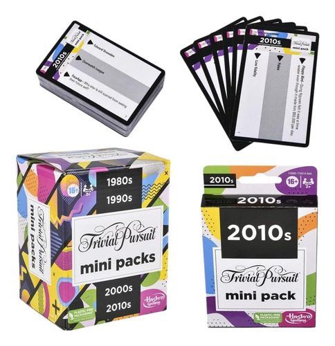 Minipaquetes Del Juego Trivial Pursuit, Paquete MĂșltiple, Di