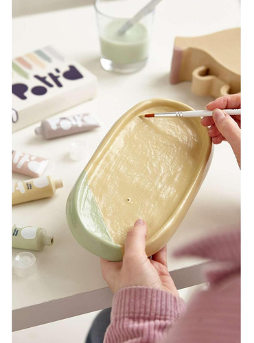 Kit De Pinturas Acrílicas Pott'd Para Cerámica Minimalista