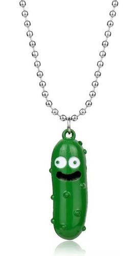 Collar Rick & Morty Pepinillo Rick Colgante Cadena 