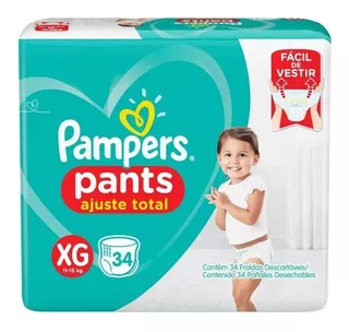 Hiperpack Pañales Pampers Pants Bombachitas Descartables Sec