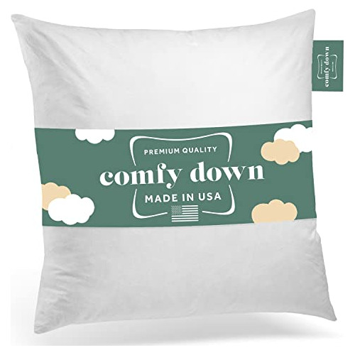 Comfydown 95% Pluma, 5% Plumón, Relleno De Almohada Decorat