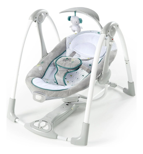 Columpio Mecedor Vibratorio Bebe 2 En 1 Portátil Ingenuity 