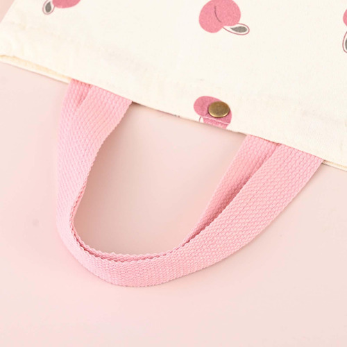 2 Bolsa De Lona Reutilizable Con Asa, Resistente Y Lavable,