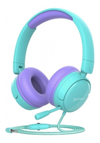 Auriculares Niños Cable Oreja Gato Desmontab Protección Aud