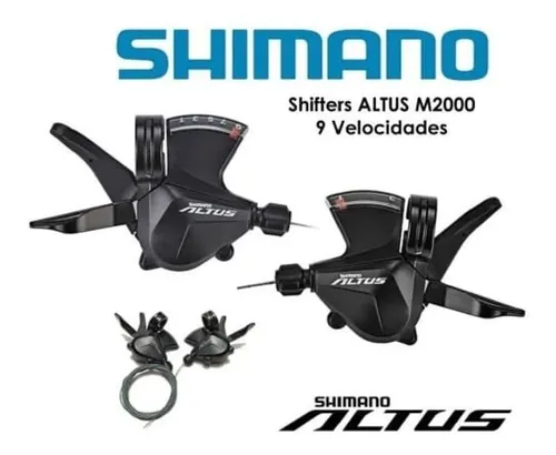 Grupo Shimano Altus 3x9 Hidr ulico Triplato Bta Mtb 879.990