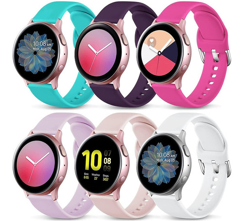 6 Mallas Large Para Samsung Galaxy Watch 4 (40/44mm) 