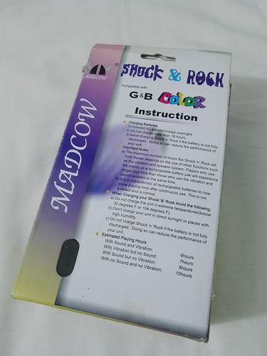 Batería Y Sonido Estéreo Para Gameboy Color Shock & Rock