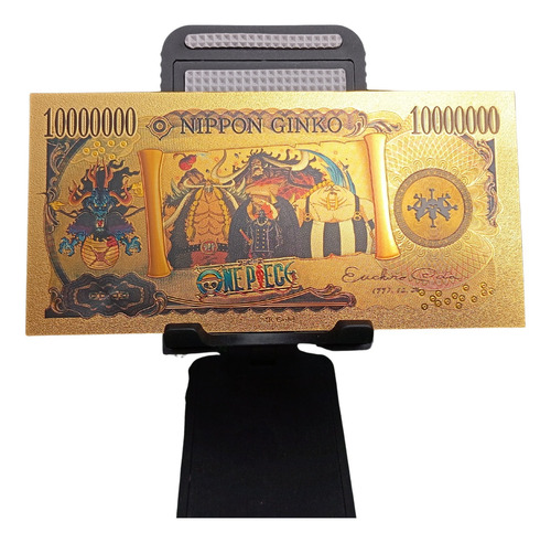 Billete Tarjeta Metalizada De One Piece Villanos Colección