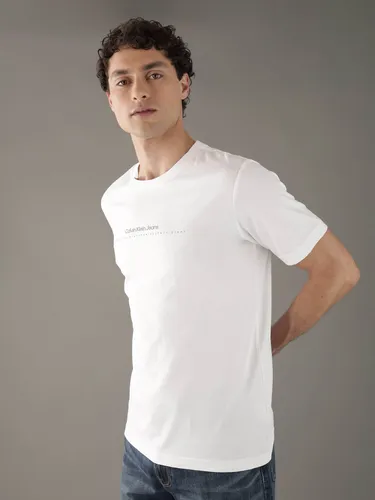 comprar Playera Blanco Logotipo Calvin Klein Hombre
