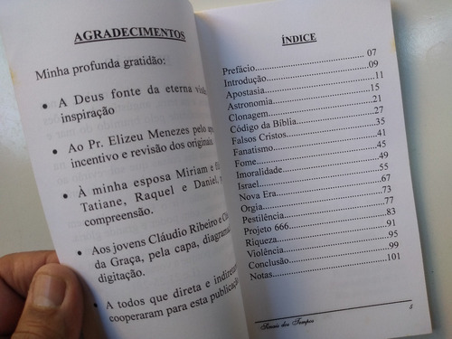 Bolsilivro - Sinais Dos Tempos - Edivaldo Nascimento (Usado)