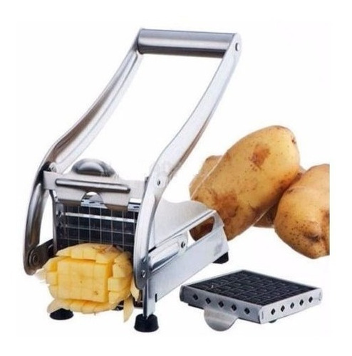 Corta Papas Rebanador Acero Inoxidable Práctico Cocina