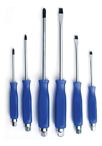 Set Juego Kit Destornillador Golpe 6 Piezas Profesional