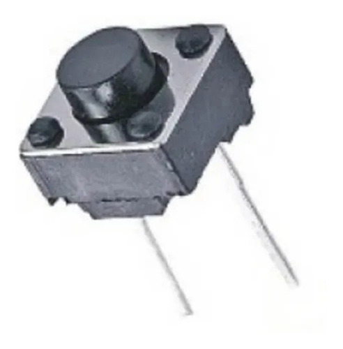 Kit 100 Botão Chave Microswitch Push Button 2 Pinos Arduino