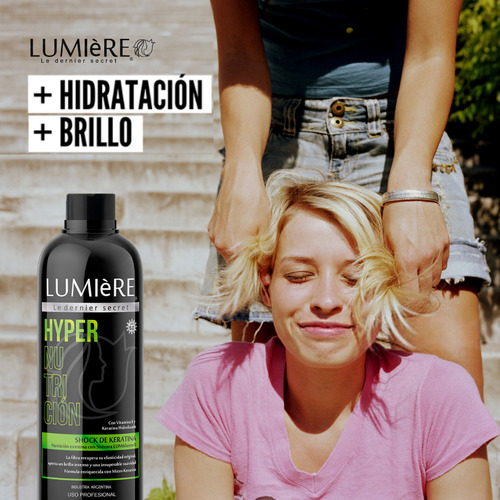 Keratina Espejo Brillo Nutricion 1 Lt + Serum Capilar Argan