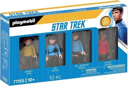 Playmobil Star Trek Pack X4 Kirk Spock Mccoy Uhura 71155