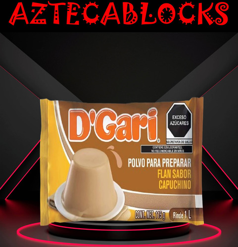 D'gari 3 Flanes De Leche Sabor Capuchino Rinde 1 Litro Wow