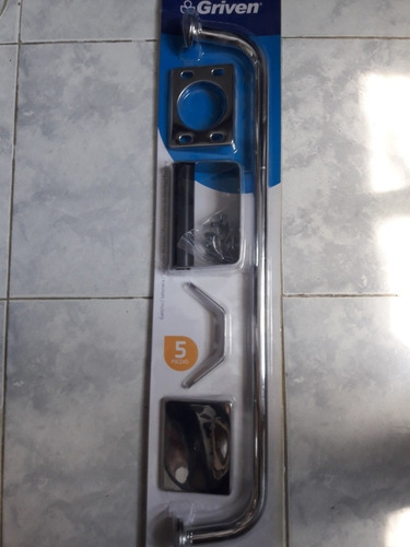Imagen 2 de 4 de Accesorios Para Baños 5 Pzas Acero Inoxidable Griven