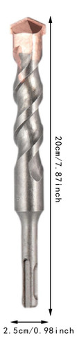 Taladro De Taladro De Tungsteno Herramienta De 25x200 Mm