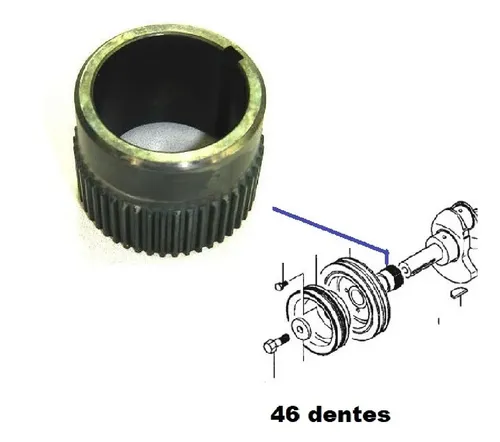 Engrenagem Bomba Oleo L200 Outdoor 2.5 2006 4x4 Az | Parcelamento
