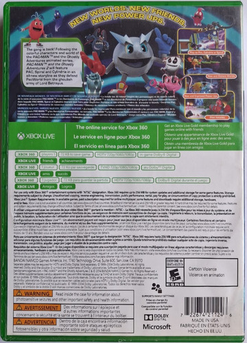 Pac-man 2 And The Ghostly Adventures - Xbox 360 (Usado)