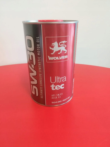 Imagen 2 de 5 de 5w30 Wolver 100% Alemán Para 20.000 Km (7 Litros)