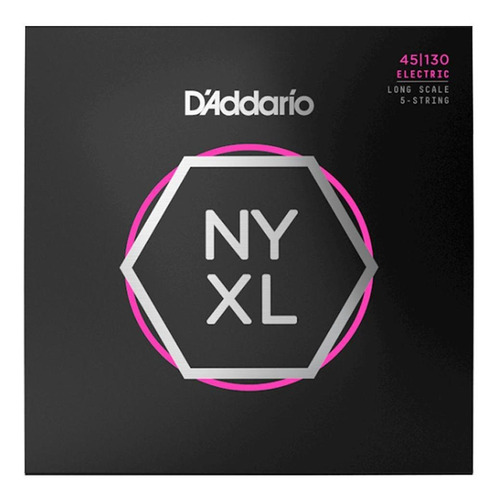 Encordoamento Contra Baixo 5 Cordas Daddario 045 Nyxl 45130