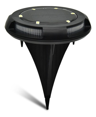 Imagen 2 de 5 de Pack De 6 Luces Solares Led Subterráneo Enterrado Jardín