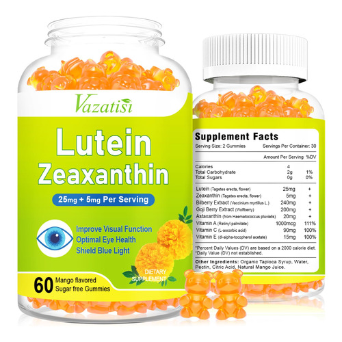 Vitaminas Para Los Ojos Gomitas De Luteina Y Zeaxantina, Sup
