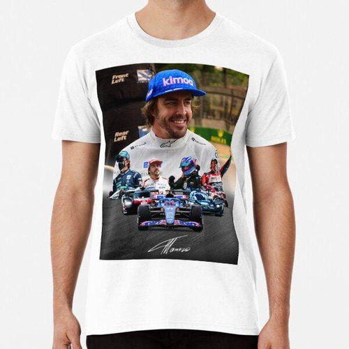 Remera Fernando Alonso - F1 2022 Poster Algodon Premium