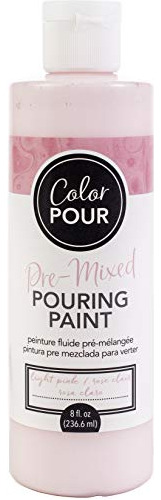 Pintura - Color Pour Paint 8oz Light Pink