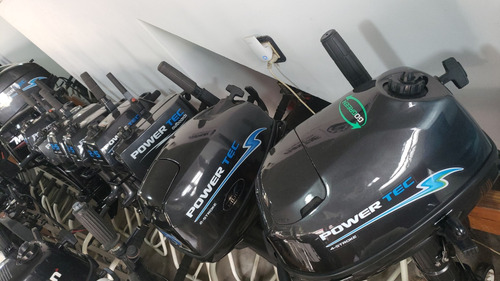 Imagen 10 de 14 de Motor Power Tec 6 Hp 4 Tiempos Ecologico Nautica Milione