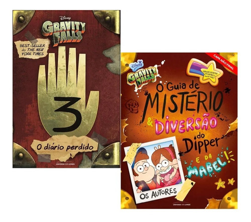 Guia De Mistérios Diversão Do Dipper Mabel + Gravity Falls 3
