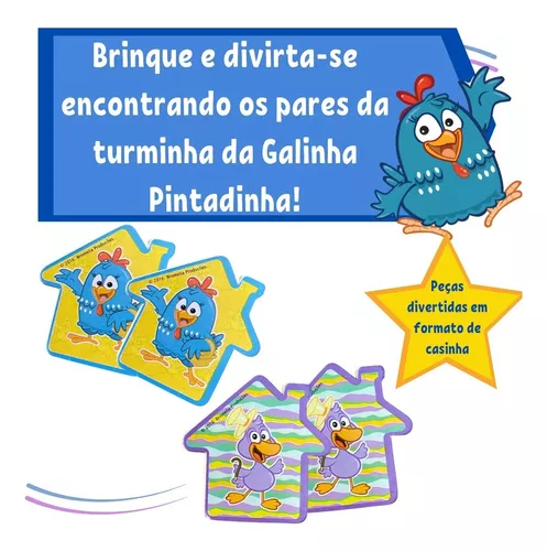 Jogo da Velha Galinha Pintadinha - Lider 2169 em Promoção na