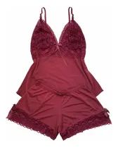 Comprar Kit 3 Baby Doll Luxo Microfibra E Renda Short Doll Sensual