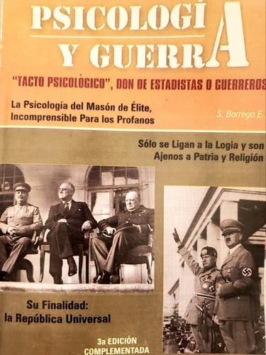 Psicología Y Guerra - Salvador Borrego