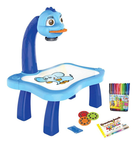 Mesa Infantil Projetora Play&learn Azul - Multikids Baby