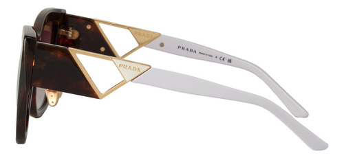 Prada Spr 21y 07r-6s1 Square Shape Tortoise White (Usado)