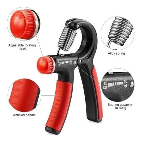 Imagen 2 de 3 de Hand Grips Ejercita Manos Antebrazos Con Regulador Super